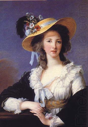 Portrait of the Duchess de Polignac, eisabeth Vige-Lebrun